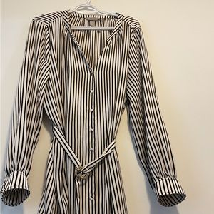 Black and white stripe dress H&M